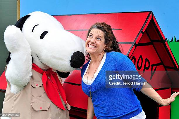Marisa Jaret Winokur attends Camp Snoopy's 30th anniversary VIP party at Knott's Berry Farm on June 26, 2014 in Buena Park, California.