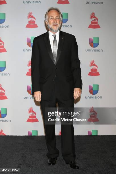 Neil Portnow, President/CEO of the Recording Academy poses in the press room during The 14th Annual Latin GRAMMY Awards at the Mandalay Bay Events...