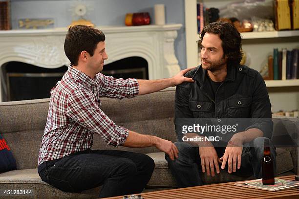 Low Hanging Fruit" Episode 108 -- Pictured: Brent Morin as Justin, Chris D'Elia as Danny --