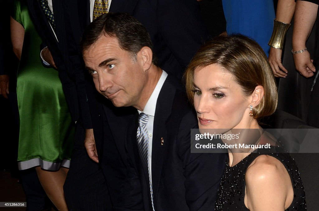 Spanish Royals Attend 'Principe de Girona' Foundation Awards