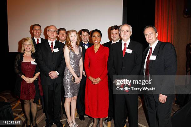 Guests attend the Red Tie Gala Hosted by Blood:Water Mission and sponsored by Noodle & Boo at Hutton Hotel on November 21, 2013 in Nashville,...