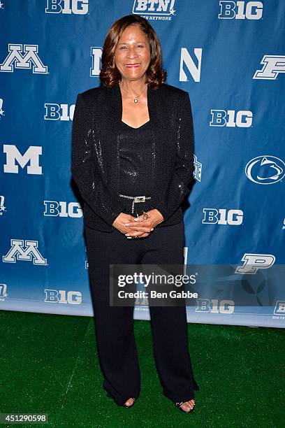 Basketball coach Vivian Stringer attends The Big Ten Network Kick Off Party at Cipriani 42nd Street on June 26, 2014 in New York City.