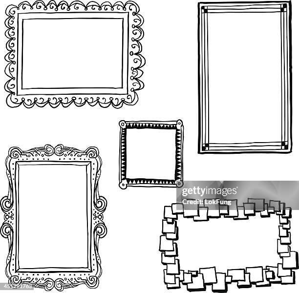 3,205 Pencil Sketch Frame Stock Photos, High-Res Pictures, and Images ...