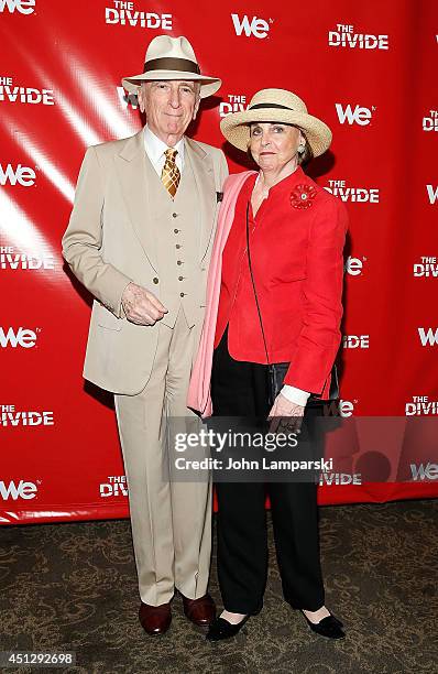 Gay Talese and Nan A. Talese attend "The Divide" series premiere at Dolby 88 Theater on June 26, 2014 in New York City.