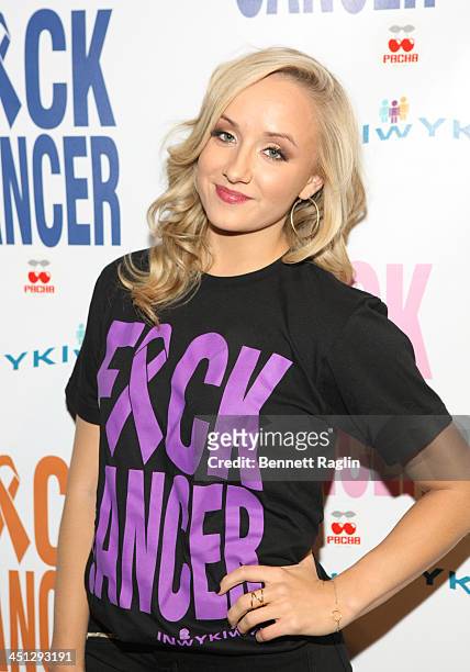 Nastia Liukin attends the F*ck Cancer benefit at Pacha on November 21, 2013 in New York City.