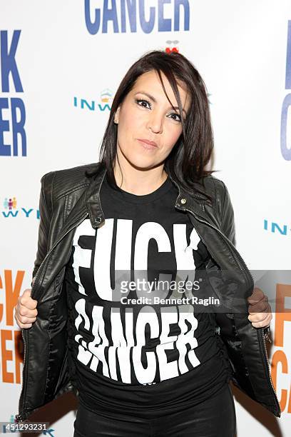 Recording artist Lori Michaels attends the F*ck Cancer benefit at Pacha on November 21, 2013 in New York City.