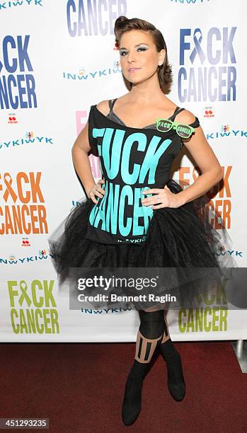 Diem Brown attends the F*ck Cancer benefit at Pacha on November 21, 2013 in New York City.