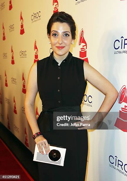 Recording artist Clarice Falcao attends The 14th Annual Latin GRAMMY Awards after party at the Mandalay Bay Events Center on November 21, 2013 in Las...