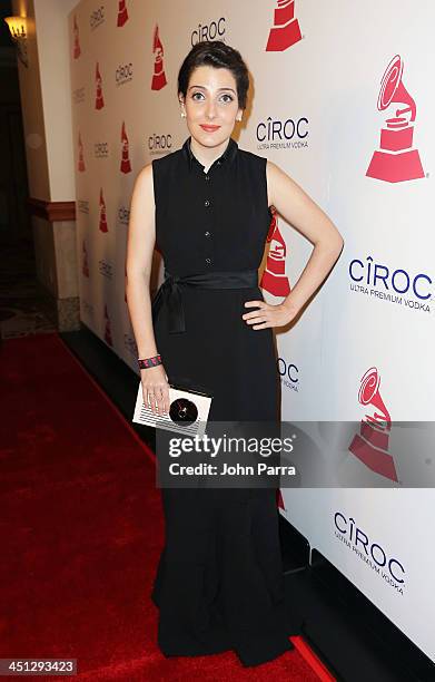 Recording artist Clarice Falcao attends The 14th Annual Latin GRAMMY Awards after party at the Mandalay Bay Events Center on November 21, 2013 in Las...