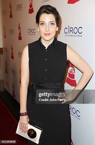 Recording artist Clarice Falcao attends The 14th Annual Latin GRAMMY Awards after party at the Mandalay Bay Events Center on November 21, 2013 in Las...