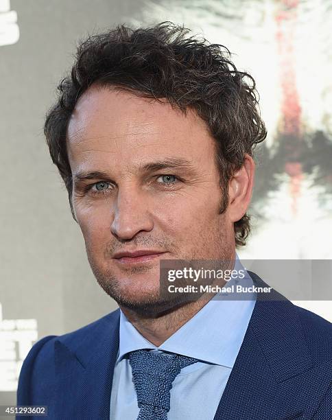 Actor Jason Clarke arrives at the premiere of 20th Century Fox's "Dawn Of The Planet Of The Apes" at Palace Of Fine Arts Theater on June 26, 2014 in...