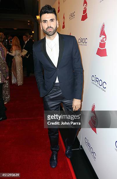 Stylist Jomari Goyso attends The 14th Annual Latin GRAMMY Awards after party at the Mandalay Bay Events Center on November 21, 2013 in Las Vegas,...