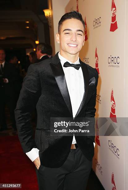 Recording artist Maluma attends The 14th Annual Latin GRAMMY Awards after party at the Mandalay Bay Events Center on November 21, 2013 in Las Vegas,...