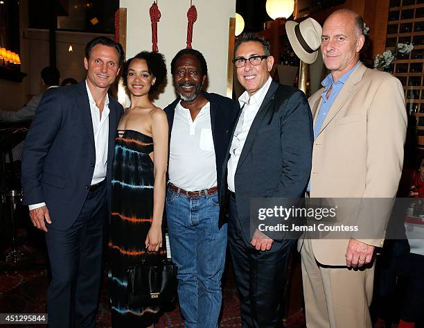 Series creator/director Tony Goldwyn, actress Britne Oldford, actor Clarke Peters, President and General Manager of WE tv Marc Juris and actor John...