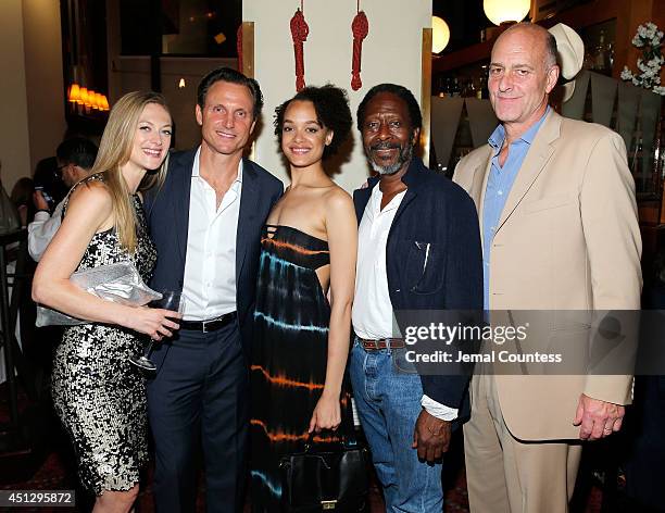 Actress Marin Ireland, series creator/director Tony Goldwyn, actress Britne Oldford, actor Clarke Peters and actor John Bedford Lloyd attend "The...
