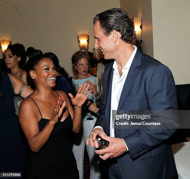 Actress Nia Long and series creator/director Tony Goldwyn attend "The Divide" series premiere after party at Circo on June 26, 2014 in New York City.