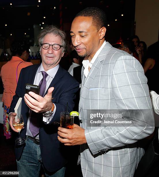 Lawyer Barry Scheck and actor Damon Gupton attend "The Divide" series premiere after party at Circo on June 26, 2014 in New York City.