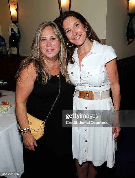 Ann LaGravenese and Emily Gerson Saines attend "The Divide" series premiere after party at Circo on June 26, 2014 in New York City.