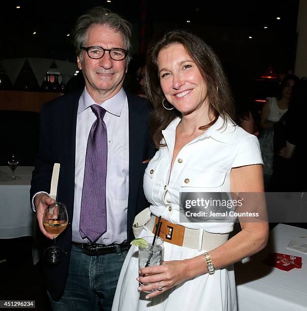Lawyer Barry Scheck and Emily Gerson Saines attend "The Divide" series premiere after party at Circo on June 26, 2014 in New York City.