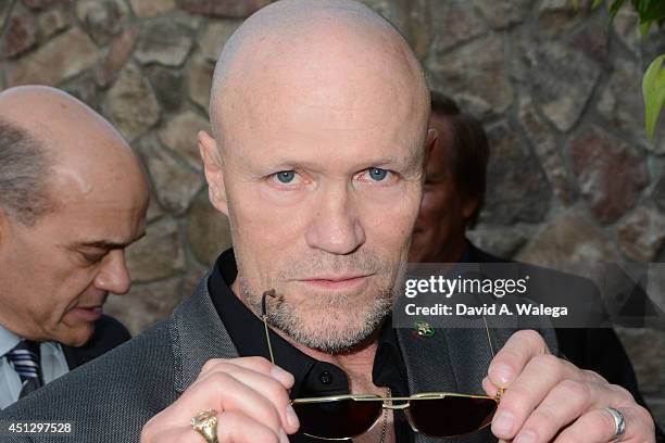 Actor Michael Rooker attends the Academy of Science Fiction Fantasy and Horror Films' 40th Annual Saturn Awards at The Castaway on June 26, 2014 in...