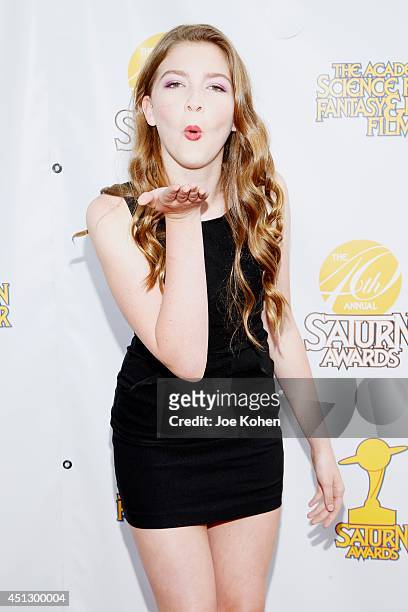 Abigail Hargrove attends the 40th Annual Saturn Awards at The Castaway on June 26, 2014 in Burbank, California.