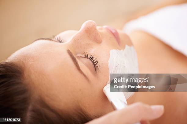 this is going to be a deep cleanse - face mask stock pictures, royalty-free photos & images