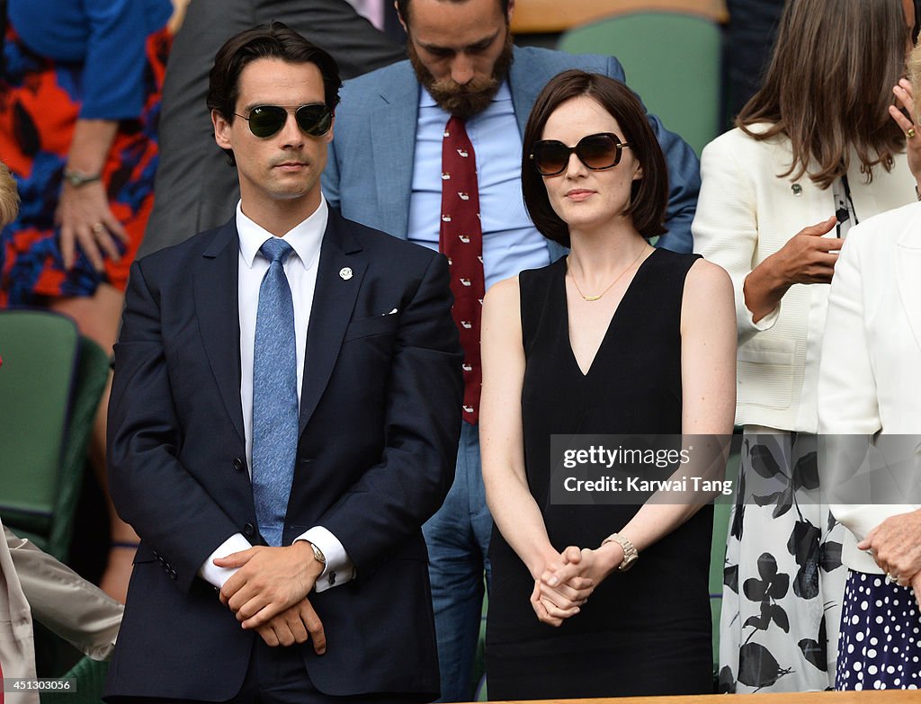 Celebrities Attend The Wimbledon Championships