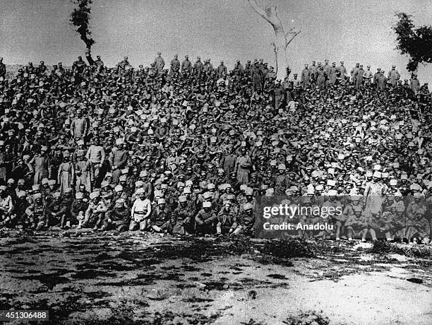 The black and white pictures Turkish General Staff has released on June 27, 2014 show the Romania front known as Balkans Campaign during the World...