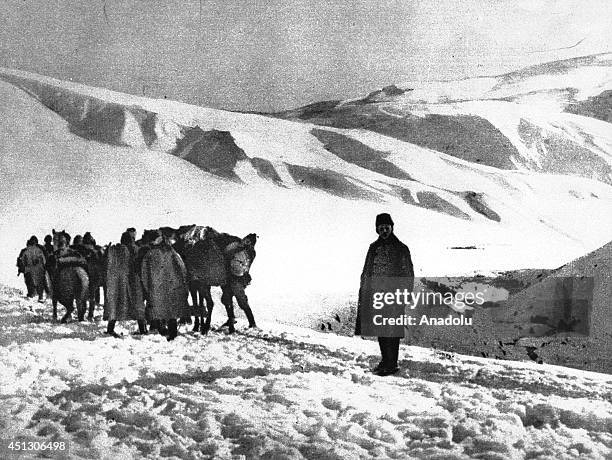 The black and white pictures Turkish General Staff has released on June 27, 2014 show the Caucasus front during the World War I. The pictures...