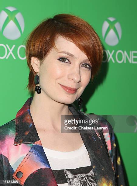 Felica Day attends the Xbox One Launch at Milk Studios on November 21, 2013 in Los Angeles, California.