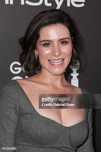 Belcim Bilgin attends The Hollywood Foreign Press Association And InStyle Celebrates The 2014 Golden Globe Awards Season at Fig & Olive Melrose Place...