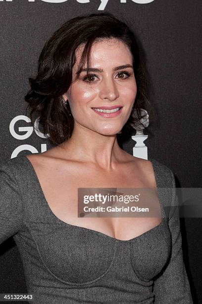 Belcim Bilgin attends The Hollywood Foreign Press Association And InStyle Celebrates The 2014 Golden Globe Awards Season at Fig & Olive Melrose Place...