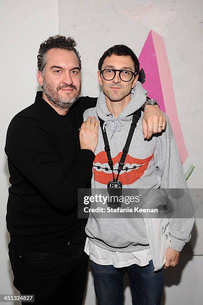 Mills Moran and Matt Chambers attend The Rema Hort Mann Foundation LA Artist Initiative Benefit Auction on November 21, 2013 in Los Angeles,...