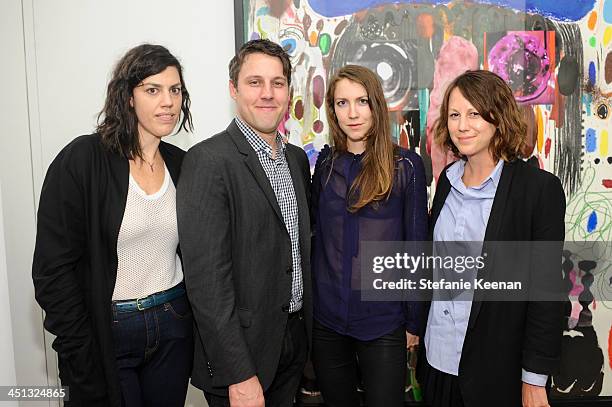 Devita Nemerofs, Tim Fleming, Meeka Marple and Tif Sigfrids attend The Rema Hort Mann Foundation LA Artist Initiative Benefit Auction on November 21,...