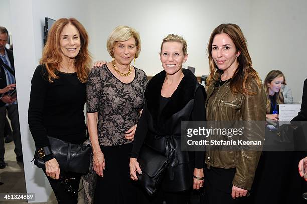 Pamela Robinson, Gail Hollander, Dana Kaller and Karyn lovegrove attend The Rema Hort Mann Foundation LA Artist Initiative Benefit Auction on...