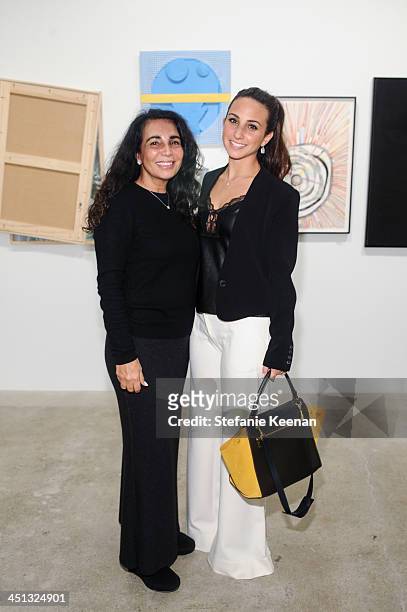 Shaimt Schwartz and Alexis Schwartz attend The Rema Hort Mann Foundation LA Artist Initiative Benefit Auction on November 21, 2013 in Los Angeles,...