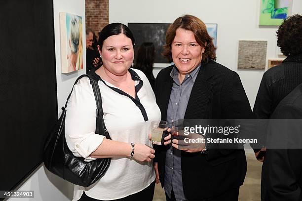 Anne and Tammy Brandt attend The Rema Hort Mann Foundation LA Artist Initiative Benefit Auction on November 21, 2013 in Los Angeles, California.
