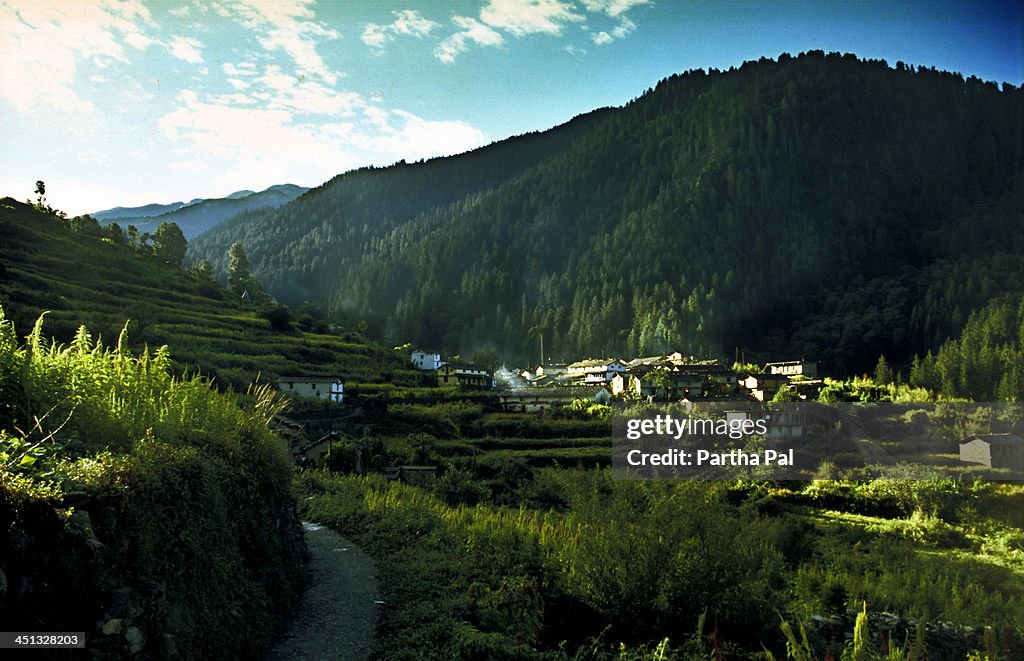 A small village in Himachal Pradesh