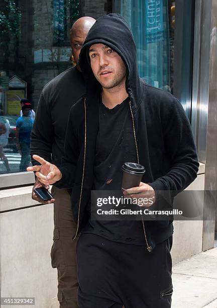 Peter Wentz of Fall Out Boy is seen leaving his hotel on June 27, 2014 in Philadelphia, Pennsylvania.