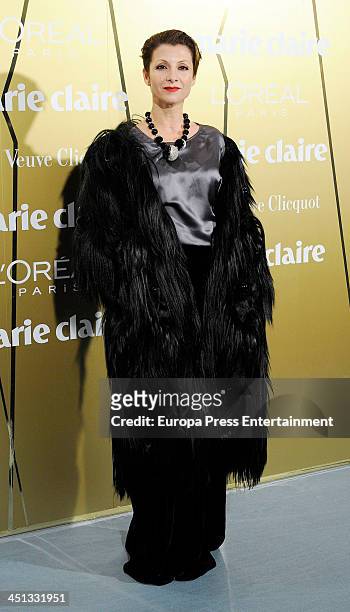 Najwa Nimri attends 'Marie Claire Prix de la Moda' 2013 on November 21, 2013 in Madrid, Spain.