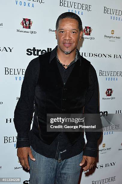 Damon Allen attends the Joe Carter Classic Charity Golf Tournament after-party at Shangri-La Hotel on June 26, 2014 in Toronto, Canada.