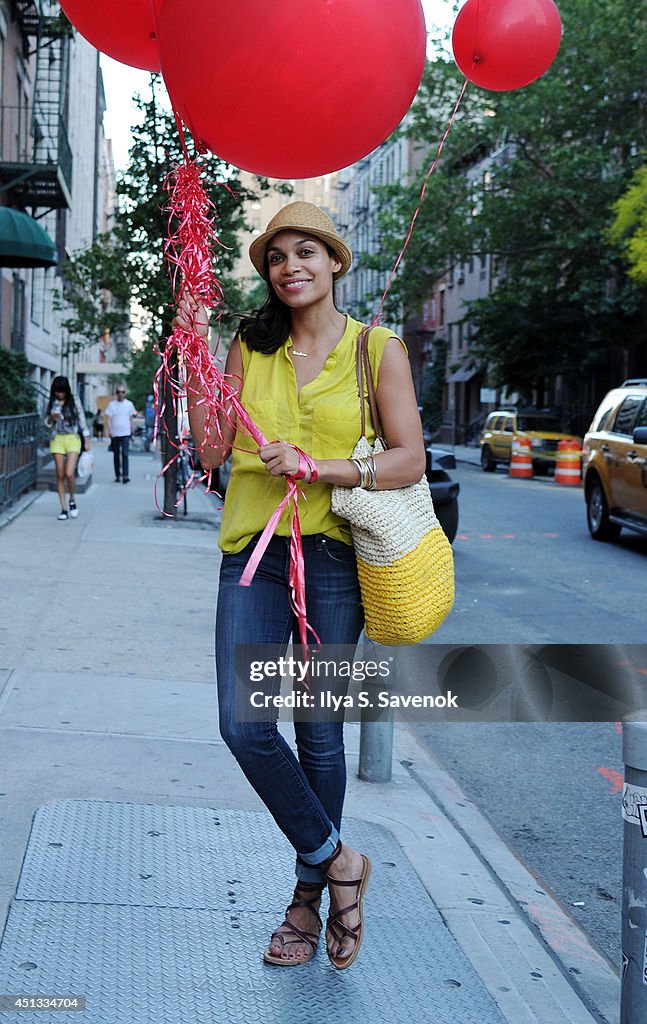 Celebrity Sightings In New York City - June 26, 2014