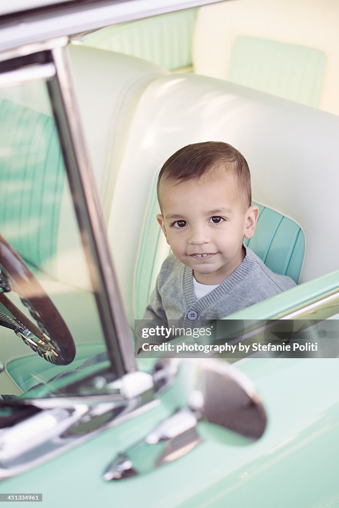 Boys and cars