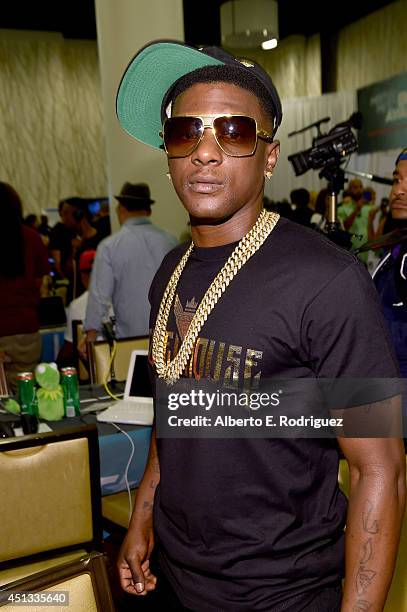 Rapper Lil Boosie attends day 1 of the Radio Broadcast Center during the BET Awards '14 on June 27, 2014 in Los Angeles, California.