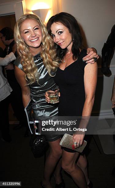 Actress Madison Dylan and actress Christine Donlon attend the After Party for the 40th Annual Saturn Awards held at on June 26, 2014 in Burbank,...