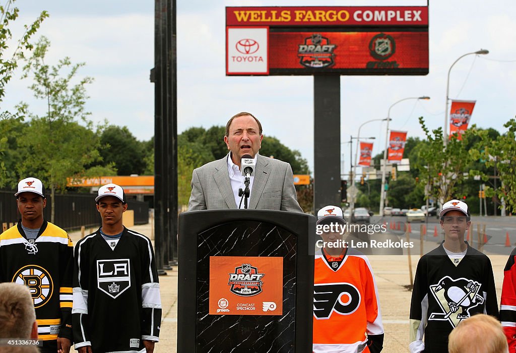 2014 NHL Draft - Legacy Tree Planting