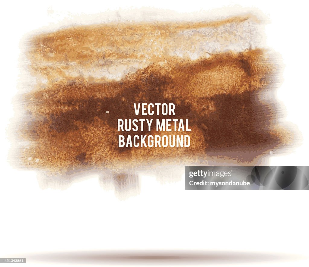 Vector grunge rusty metal background