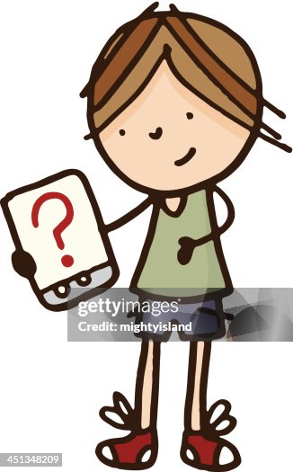 Boy holding a tablet Boy holding a tablet