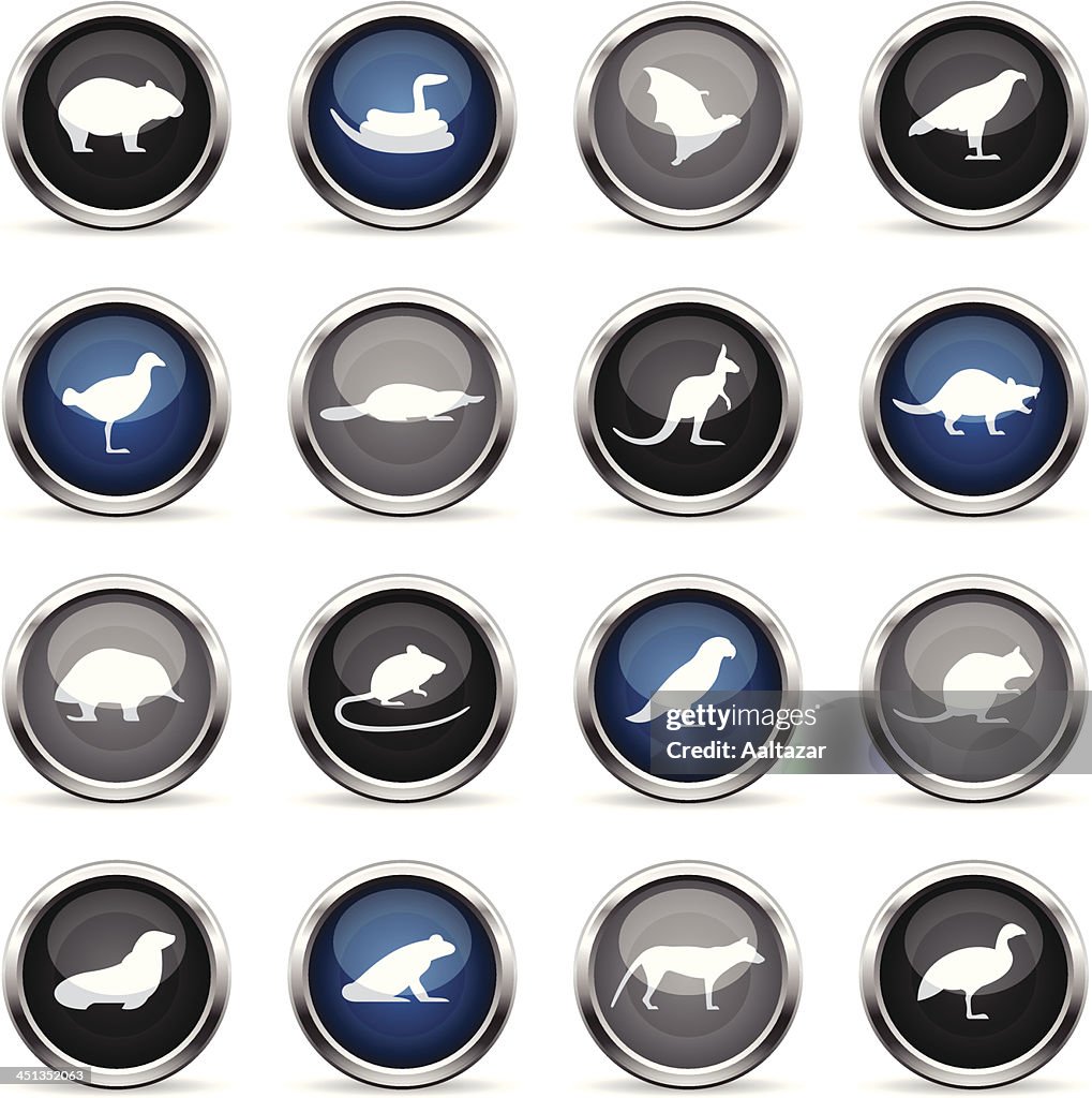 Supergloss Icons - Tasmanian Animals