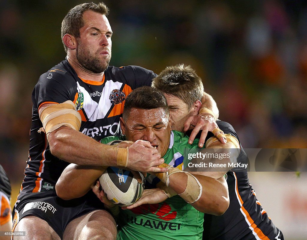 NRL Rd 16 - Tigers v Raiders